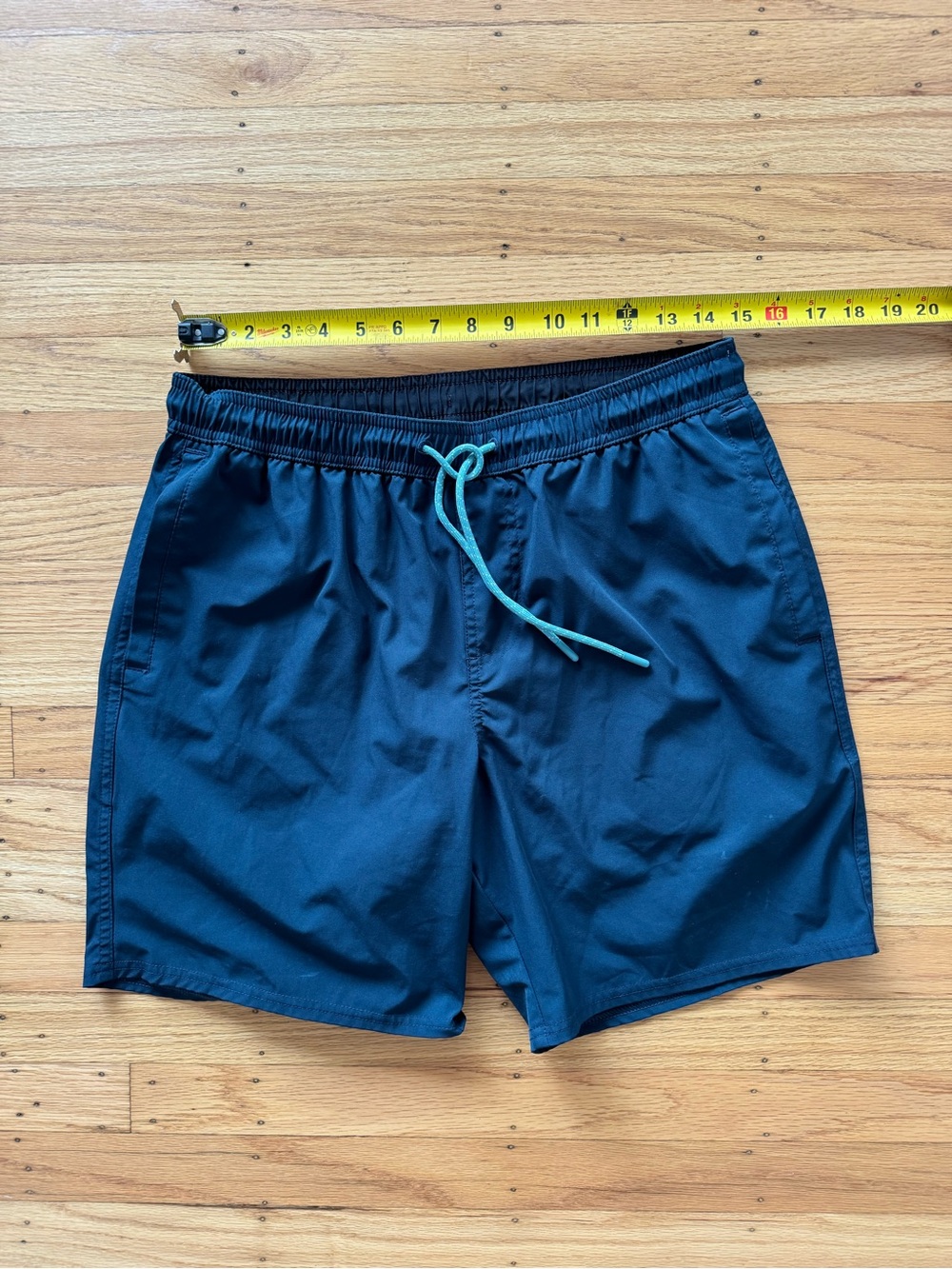 Wellen Performance Lined Swim Trunks Men’s Blue Medium Shorts